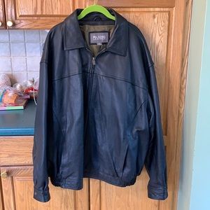 Men leather jacket size 2XL